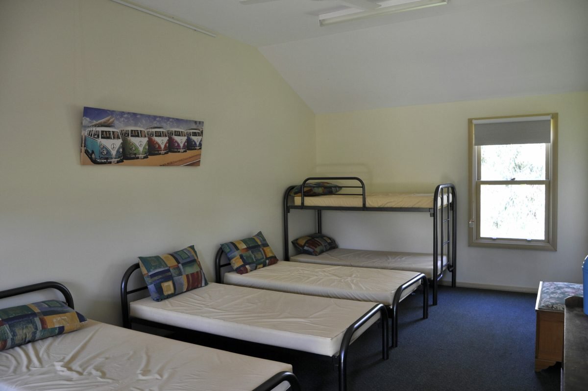 Simple, comfortable dorm-style rooms at Glenbarr