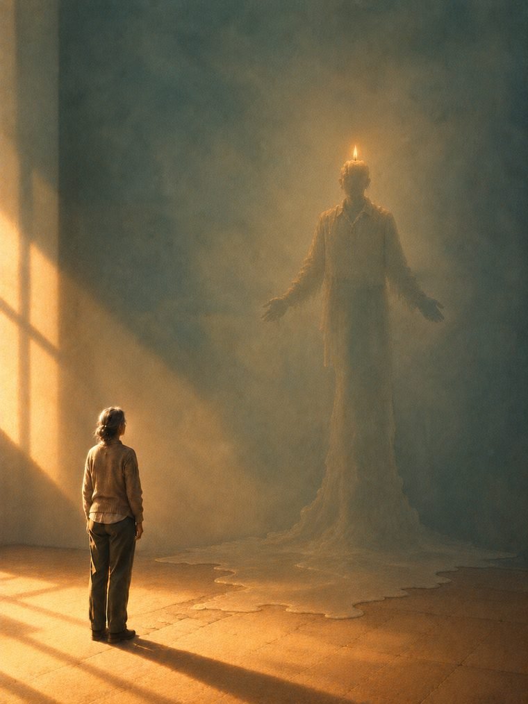 the Melting Candle, the shadow of Love